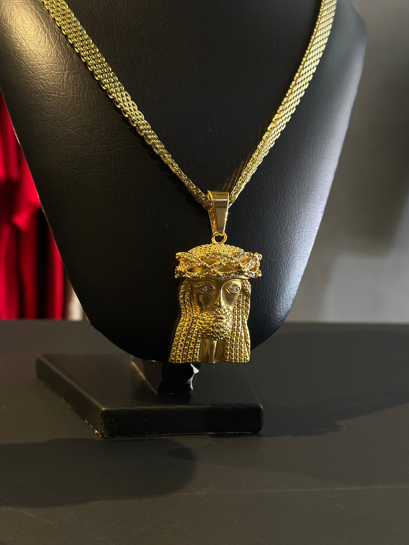 Conjunto: Cordão + Pulseira + Pingente