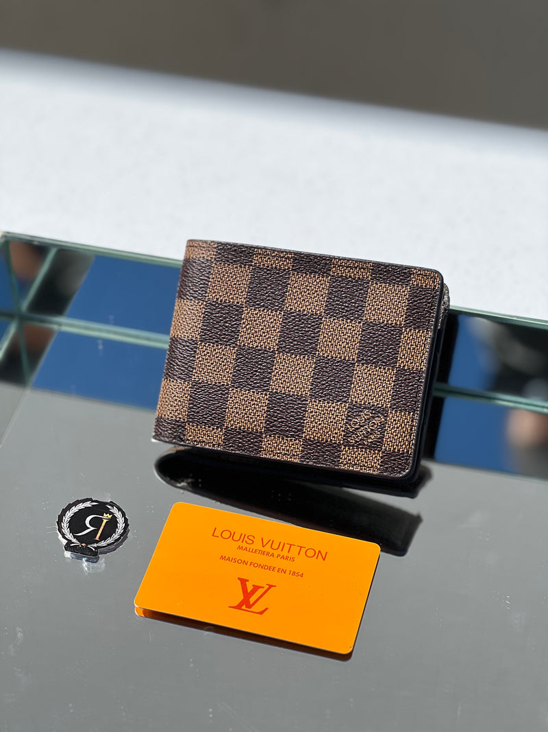 Carteira Lv quadriculado