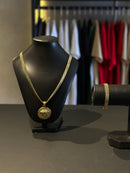 Conjunto : Cordão + Pulseira + Pingente